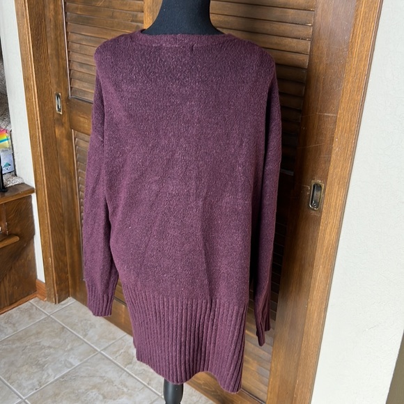 Moondance Wine Cardigan Sweater With Pockets Size L - Picture 5 of 7